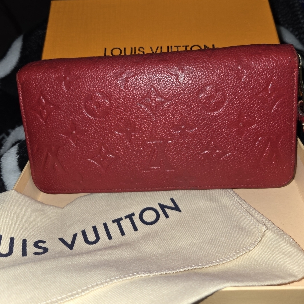 Louis Vuitton Cherry Monogram Emprente Embossed Leather Wallet